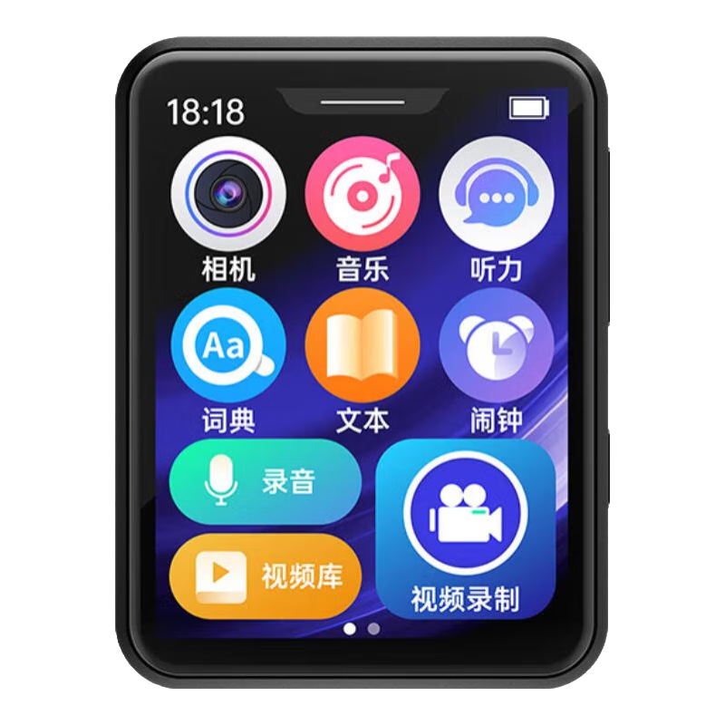 Aigo MP3/MP4 Player, Portable Music Player, English-Chinese Dictionary, 2.8-Inch Touchscreen, E-Book Reader, Camera And Camcorder 806-32G