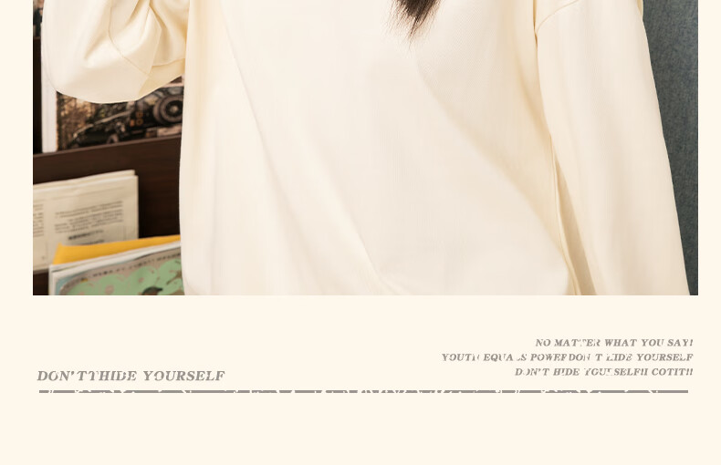 Warrior Women's Long Sleeve T-Shirt 2025 New Autumn White Cotton Loose Fit Base Layer Unique Stylish Top 13