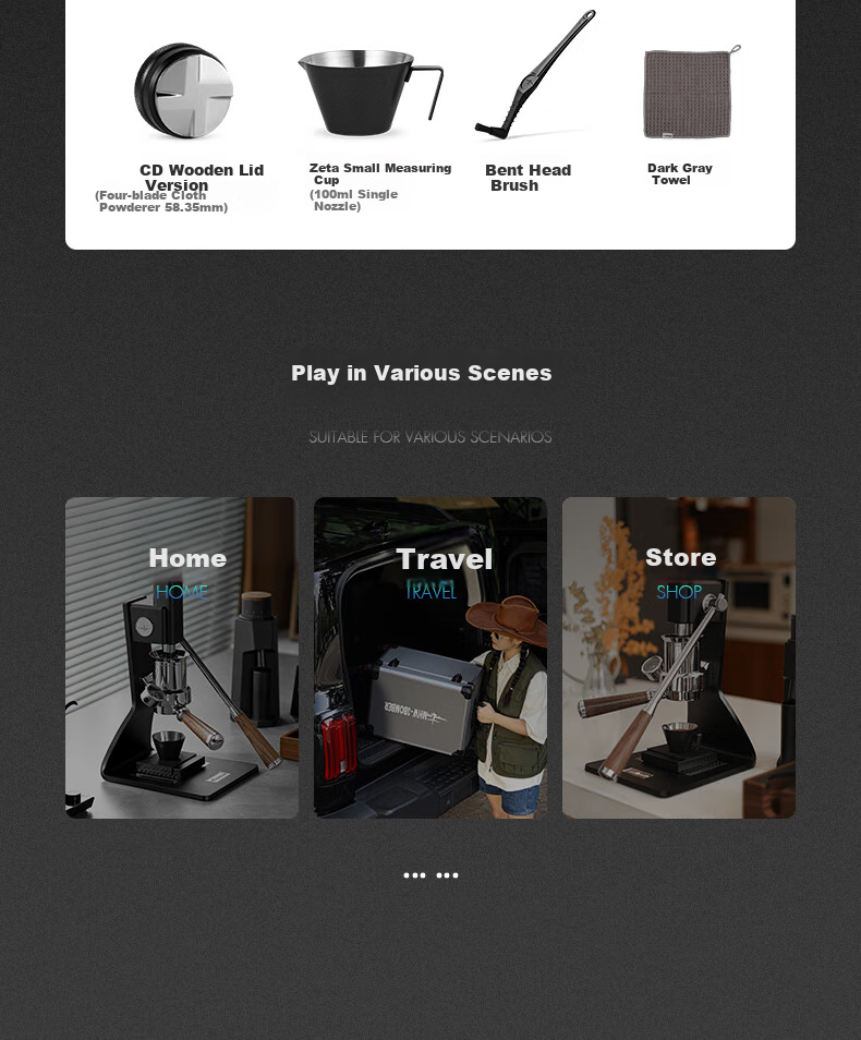 MHW-3BOMBER Portable Coffee Machine Sonic S7 Italian Espresso Manual Pressure Outdoor Kit [New Year Gift] 3