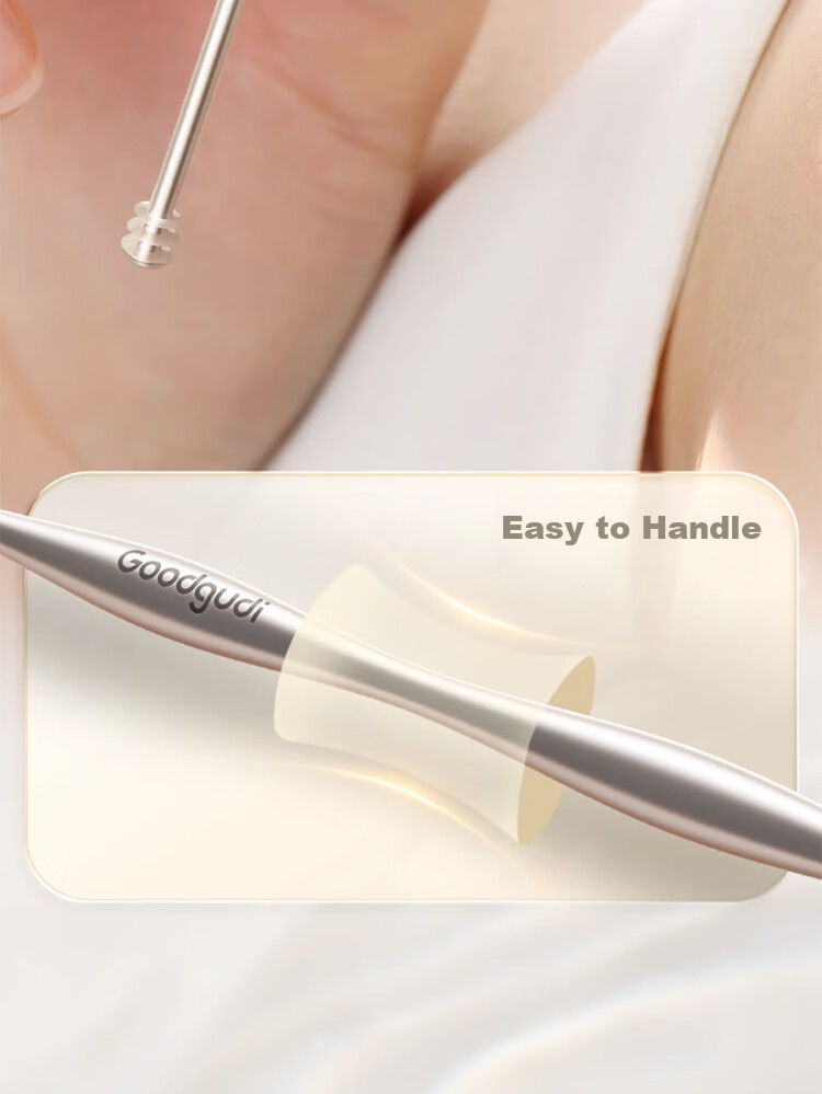 Goood 2-Piece Set, Gentle Double-Ended Ear Pick, High-Quality Smooth Ear Cleaning Tool, Earwax Removal Device 17