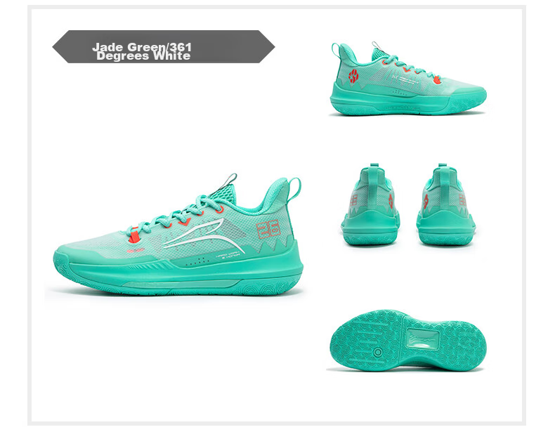 361° Basketball Shoes for Men, DVDTeam Dingweidi Spring And Summer Youth Breathable Professional Sports Shoes 672421113-1 Size 41 86