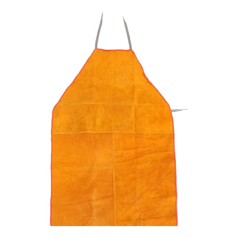 Minggu Genuine Leather Welding Apron High Temperature Resistant Fireproof Splash Resistant Welder Protective Workwear