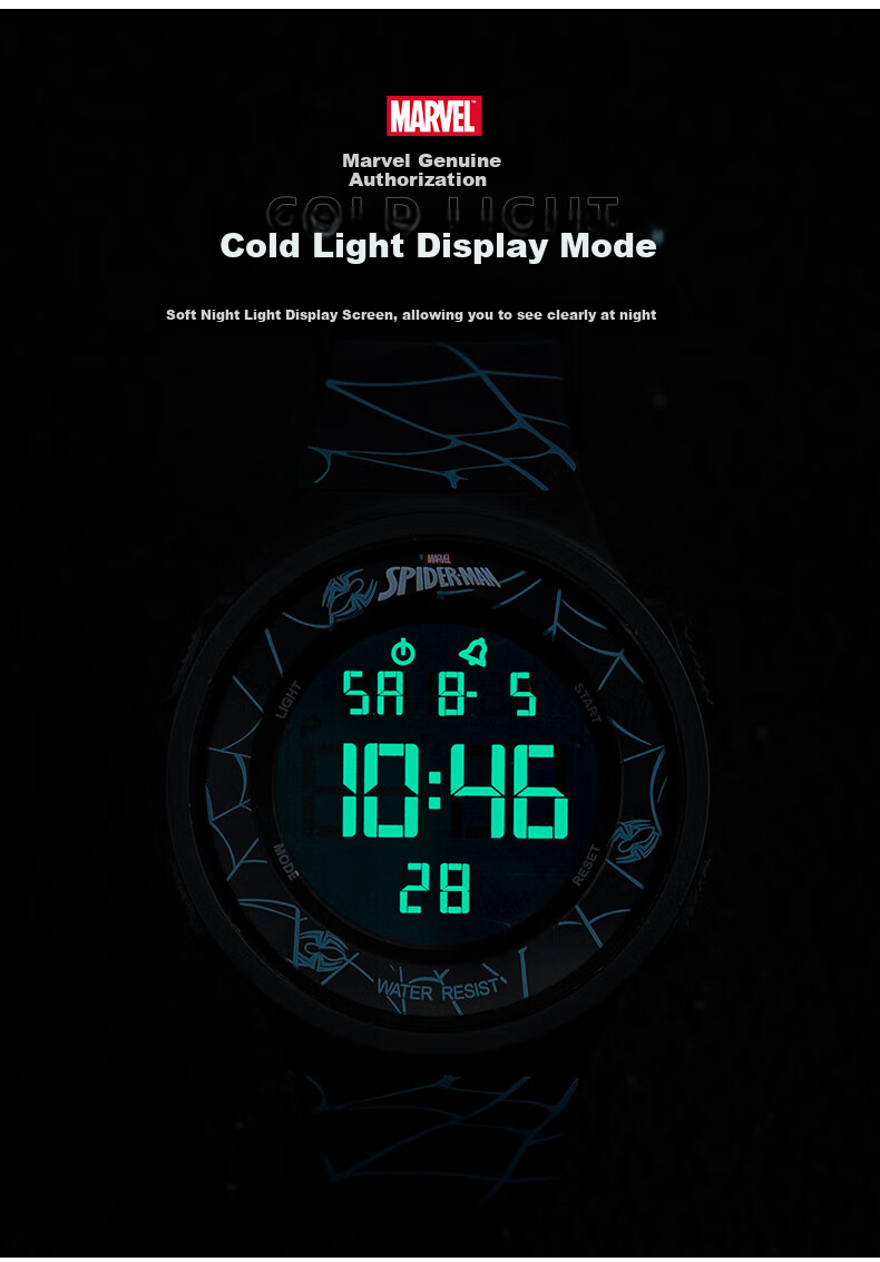 Disney Boys' Watch Student Teen Schoolboy Middle High School Calendar Luminous Waterproof 10