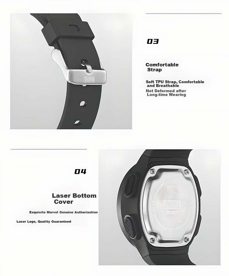 Disney Boys' Watch Student Teen Schoolboy Middle High School Calendar Luminous Waterproof 15