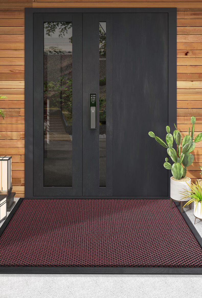 Boneng High-End Entrance Door Mat, Outdoor Non-Slip Foot Mat, New Style Red Carpet for Entryway, Doorway Mat, 60x90cm 9