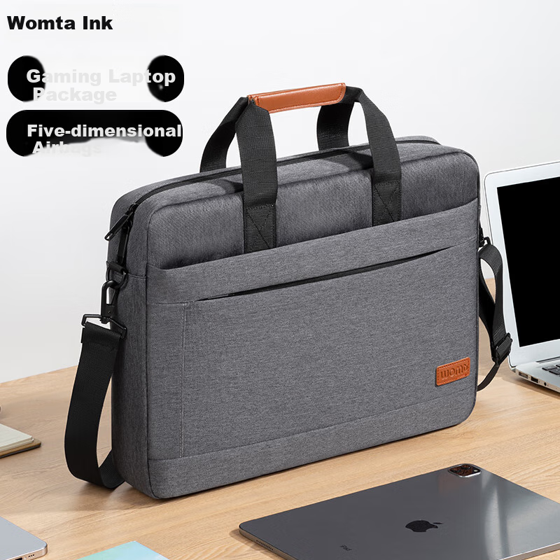 Сумка для ноутбука WOMT, ручная, для 15.6/16 дюймов, подходит для Apple, Huawei, ASUS Tianxuan 6 Pro Gaming, мужская
