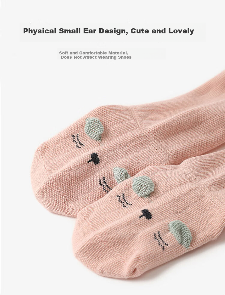 Aibaoshi Baby Socks, Spring And Autumn, Over-Knee Long Socks for Infants, Newborn High Tube Socks, Loose-Top Socks, 3 Pairs, Size S, S223 11