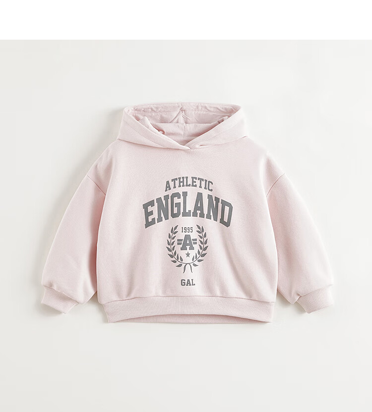 MARC&JANIE Girls Casual College Loose Hoodie Children's Sports Top Spring 250265 5
