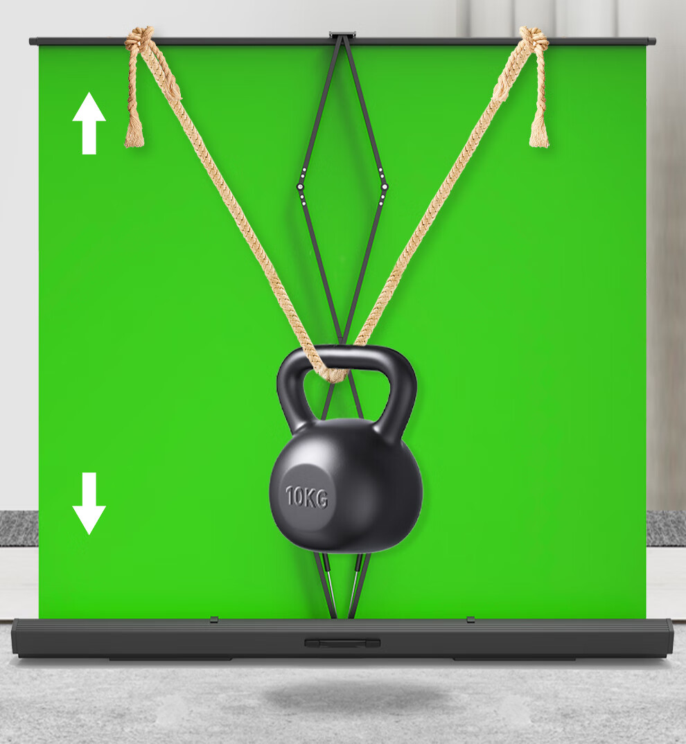 Beiyang 1.5m*2m Professional Live Streaming Green Screen Backdrop, Integrated Floor-Stretchable Green Cloth Background, Portable Handheld Live Streaming Chroma Key Cloth, Photography Foldable Green Cloth with Extendable Stand 15