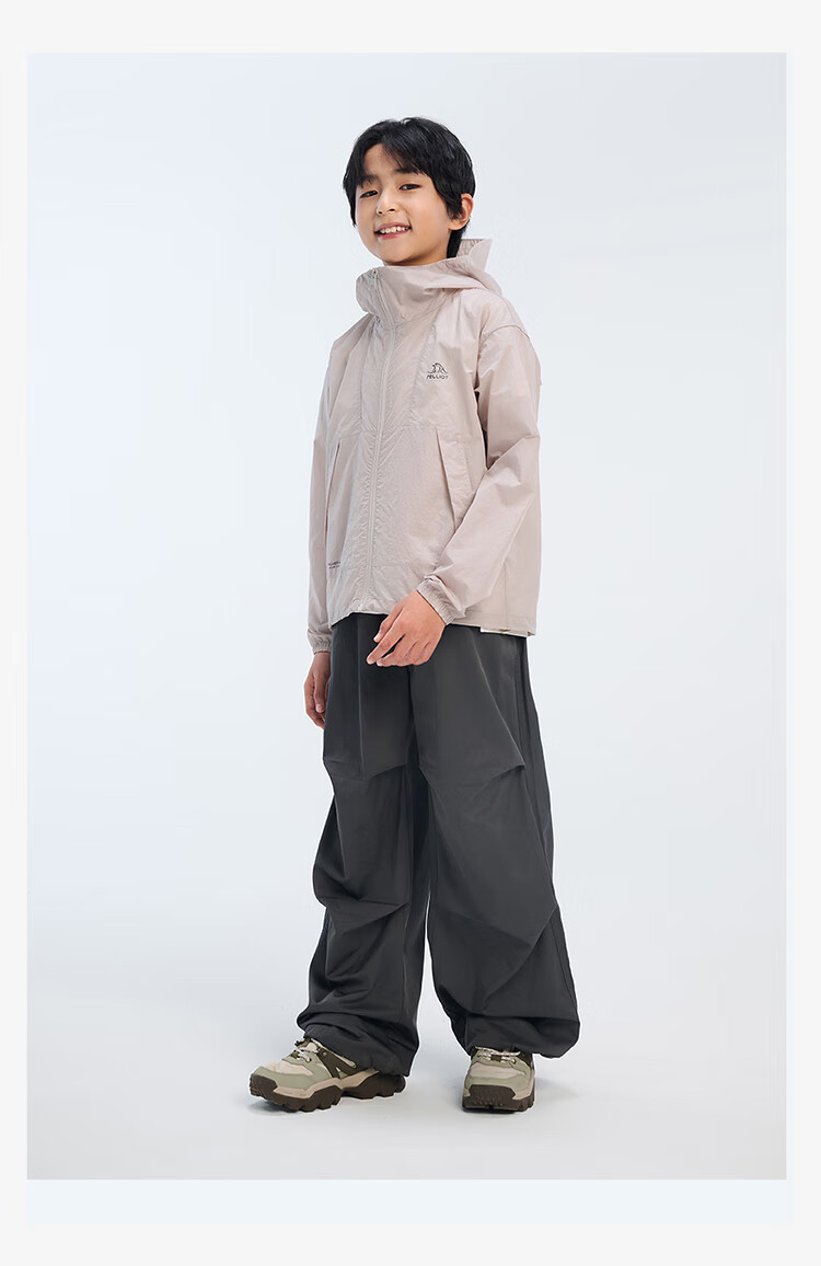 Pelliot [Xiao Sen Lin] Outdoor Children's Sun Protection Clothing, Summer Lightweight, Boys And Girls Sun Protection Jacket, 135212023, Purple, Size 160 25