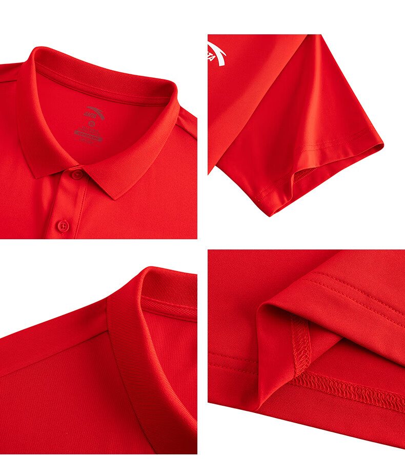 Anta Xingdong Polo | Casual Collared Short Sleeve Men's Summer Quick-Dry Business Commuter Colorful Polo Shirt Top 26