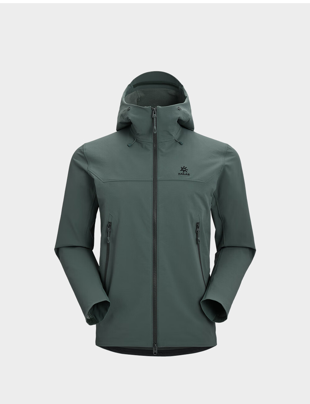 KAILAS M8 Men's Softshell Jacket Outdoor Mountaineering Durable Breathable Lightweight Windproof Hooded Coat KG2539105 32