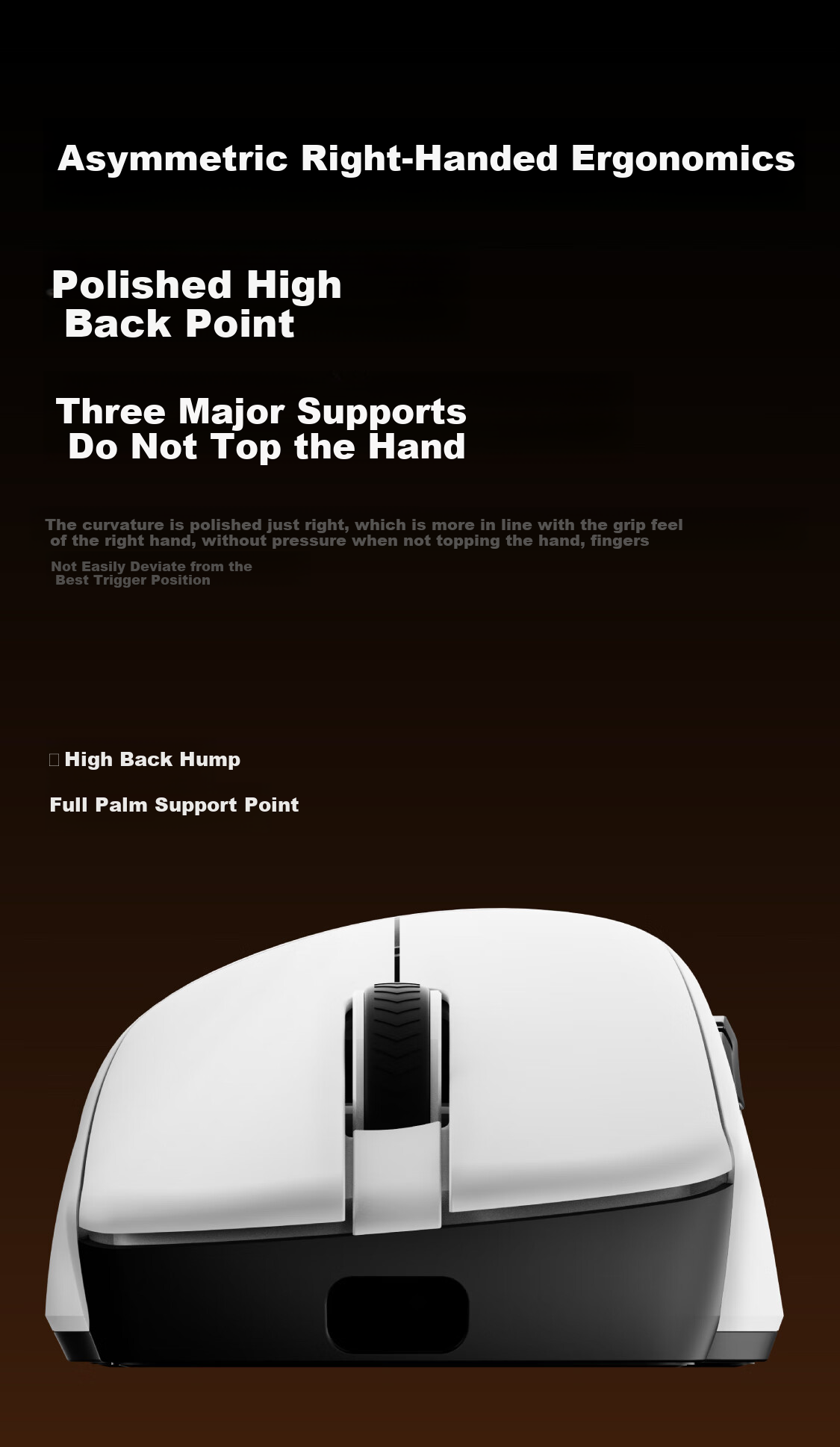 AUSDOM G04L Wireless Mouse for Gaming, E-Sports, Office, Bluetooth Mouse Wired/2.4G/Bluetooth Triple-Mode Right-Handed Ergonomic Lightweight Design with 800mAh Long Battery Life 4