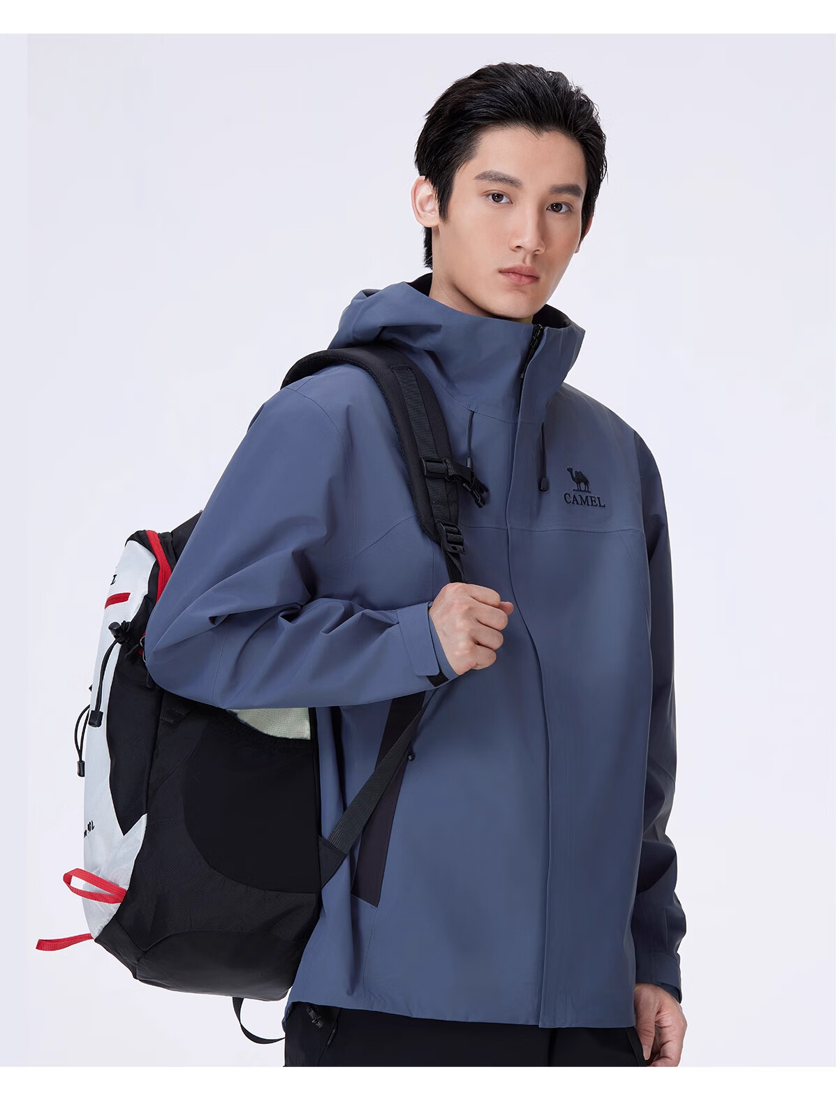 CAMEL Outdoor Hardshell Jacket for Men And Women, 3L Waterproof Rainproof Mountaineering Coat, Professional Storm Protection, Model 1864, Size L 24