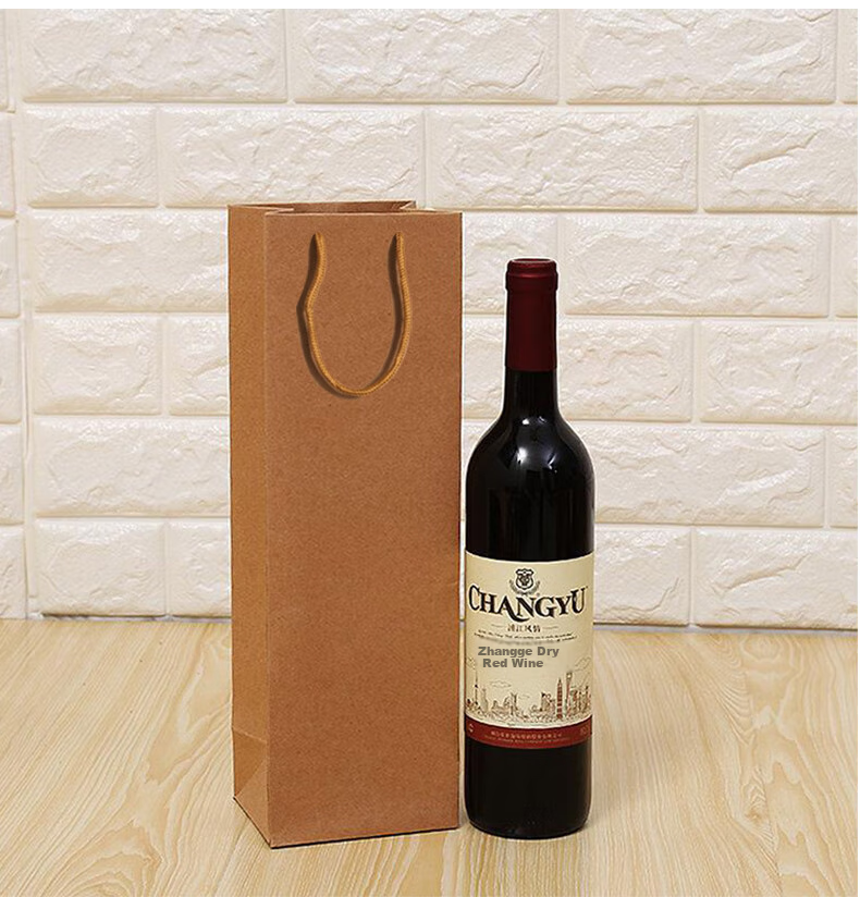 Keruier National Day Gift Handbag, Gift Bag, Packaging Bag, Red Kraft Paper Bag, Chinese Style Tobacco And Tea Packaging Bag, Gift Bag for Elders, Birthday Wedding Companion Gift Bag, Paper Bag 4
