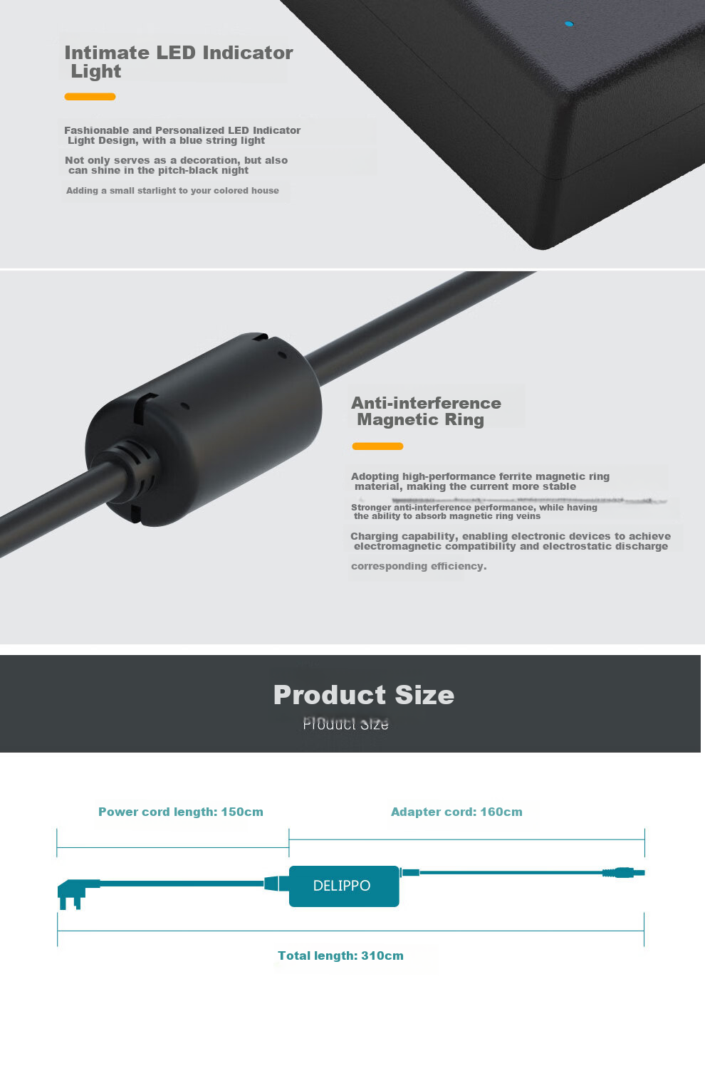 Delippo Compatible with Samsung Laptop Charger 915S3G 905S3G 940X3G Super Computer NP900X3L 535U3C Power Adapter Cable, 19V2.1A Small Port 6