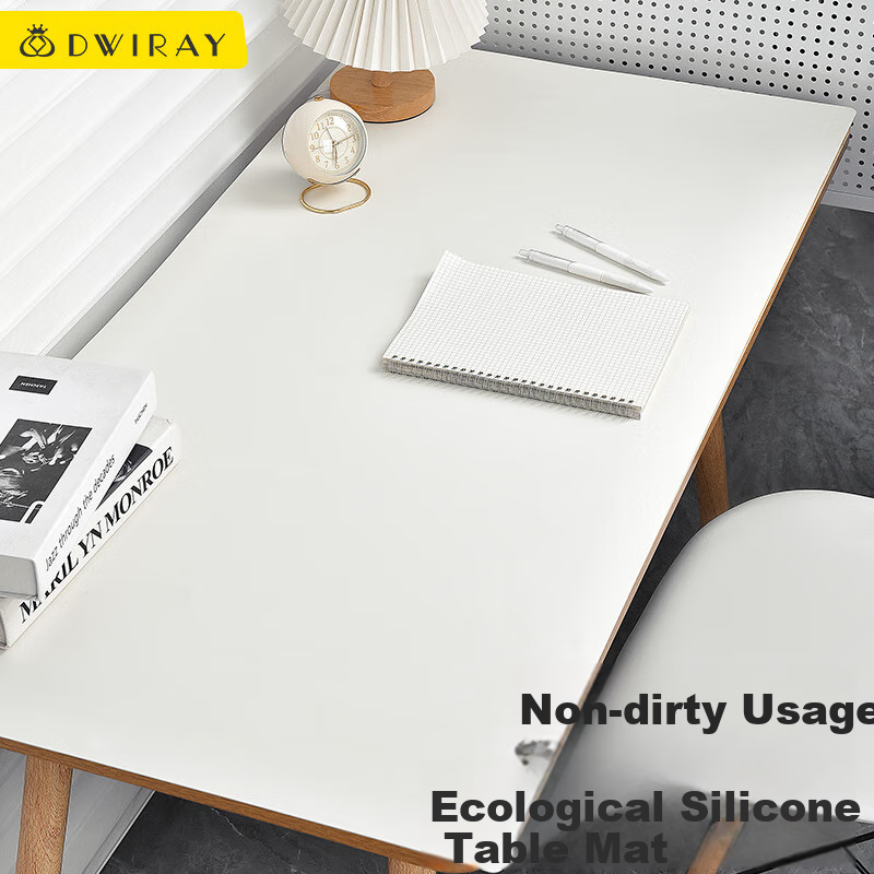 Diyi Gufang Eco-Friendly Silicone Desk Mat for Men, Women, Children And Students, Extra Large Laptop Keyboard Pad, Silicone Leather Desk Mat, Simple Business Thick Writing Pad