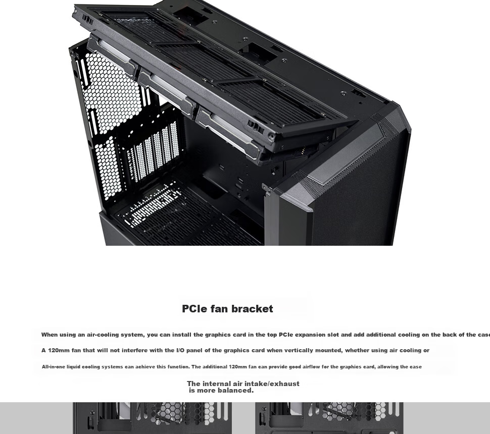 LIANLI L216 White Mid-Tower Gaming PC Case, Includes 3 Fans / Supports EATX Motherboard Vertical GPU 360mm Water Cooling / Integrated Mesh Panel 1