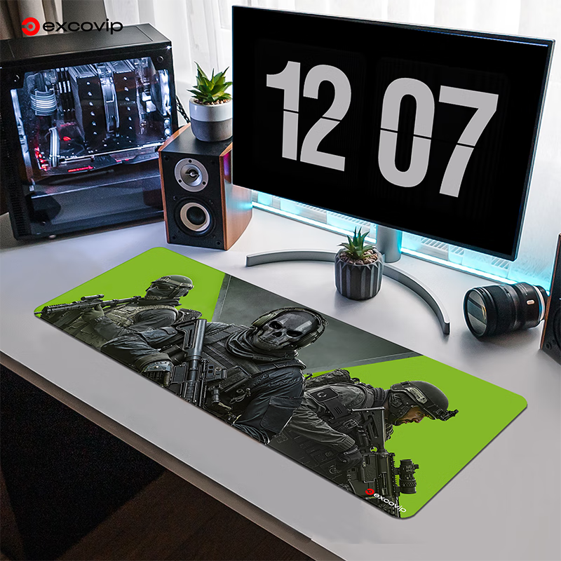 EXCO Skeleton Team Mouse Pad Large Desk Mat, Lock Edge Gaming Pad, Laptop Office Edge Large Size Keyboard Pad 0441