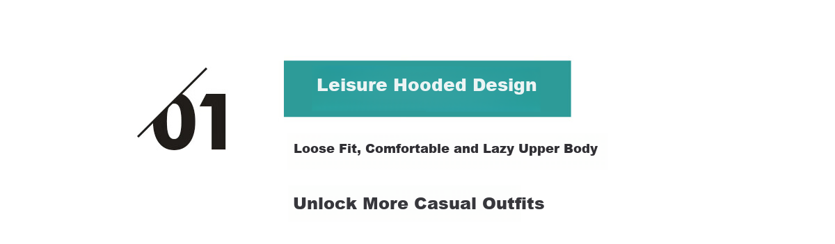 Halo Queen Hoodie Jacket for Women, Spring And Autumn, with Hood And Zipper Pockets, Loose-Fitting Fashion Casual Outerwear, New Product H143W1010 12