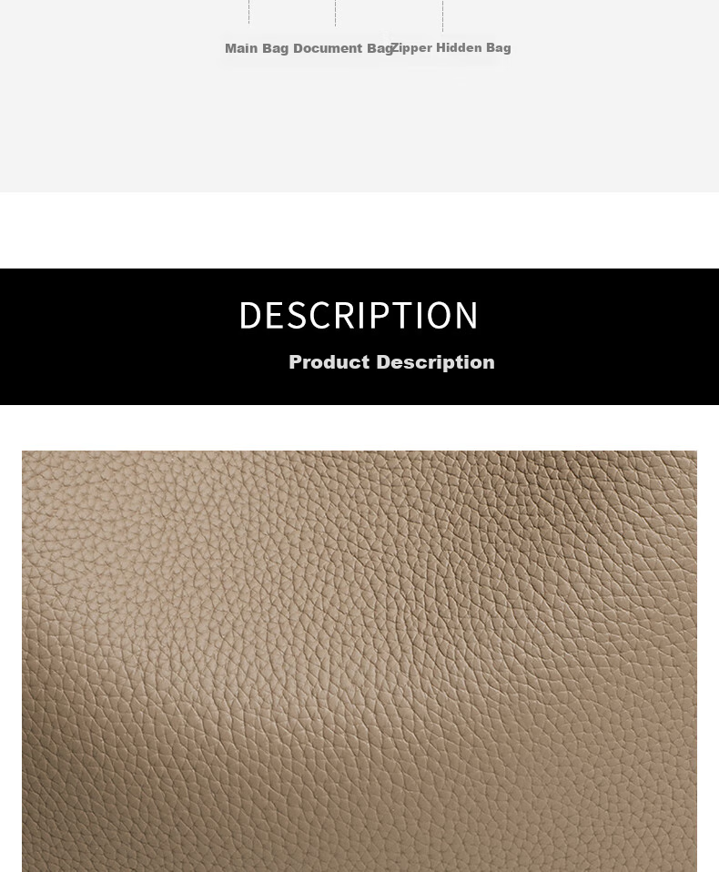 C.BANNER Women's Handbag, Top-Grain Leather Bucket Bag, Shoulder Crossbody Tote Bag, Practical Birthday And Mother's Day Gift for Mom 3