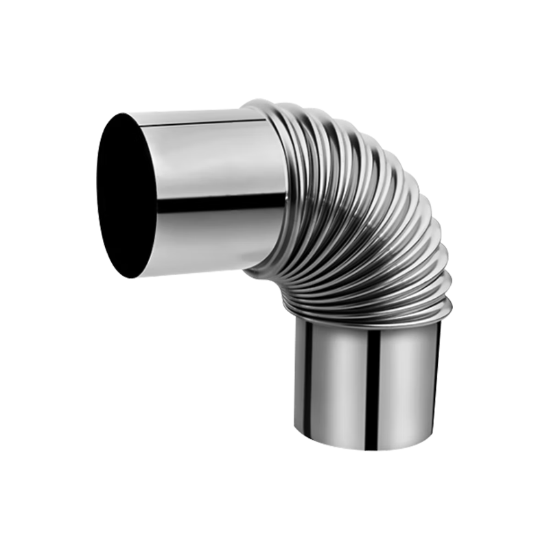 PURPAVWINNER Thickened Stainless Steel Gas Water Heater Exhaust Pipe Universal Chimney High Temperature Resistant Flue Elbow