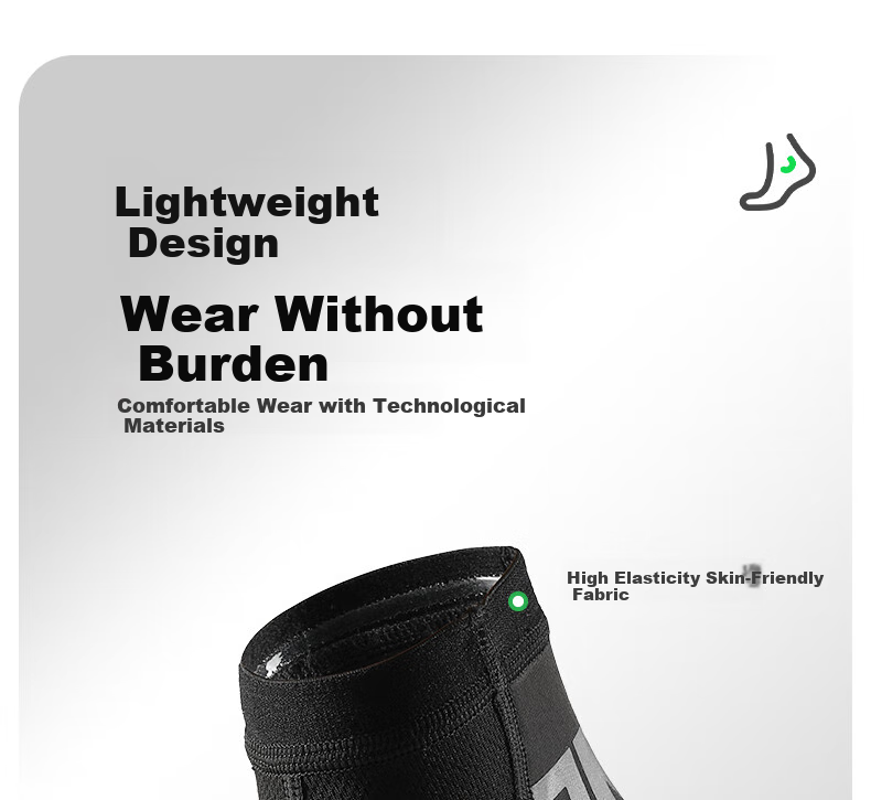ANTA Ankle Brace, Foot Support, Prevents Sprains, Post-Injury Fixation, Supports Basketball Sports Ligament Injury, Lightweight, Black, Size L 4