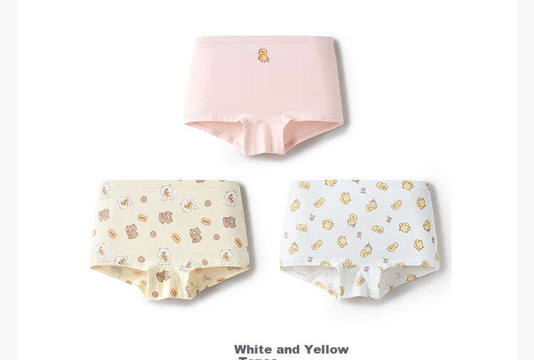 BALABALA Girls' Boyshort Underwear, Children's Boxer Briefs, Three-Pack [Miiichan IP] 209925170021 10