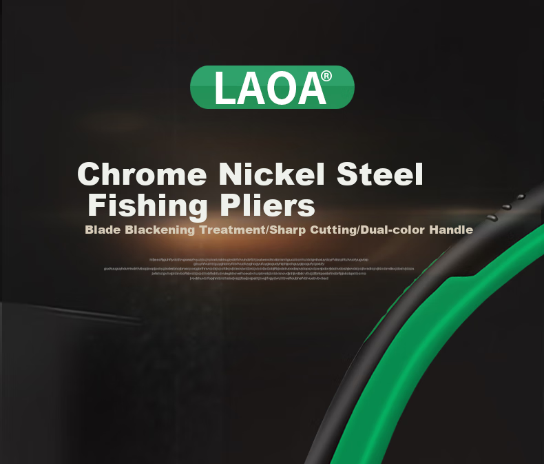 LAOA Fishing Pliers, Multifunctional Needle-Nose Pliers, Household Terminal Crimping And Wire Stripping Pliers, 6 Inches, LA111326 1