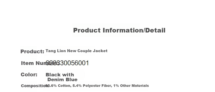 TonLion 2023 Couple's Denim Casual Lapel Jacket, Black (Unisex), Size M 2