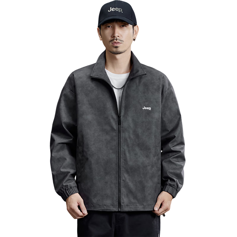 JEEP Waterproof Men's Jacket, 2026 Spring And Autumn New Trendy Versatile Outerwear, Lapel Collar Motorcycle Jacket for Me