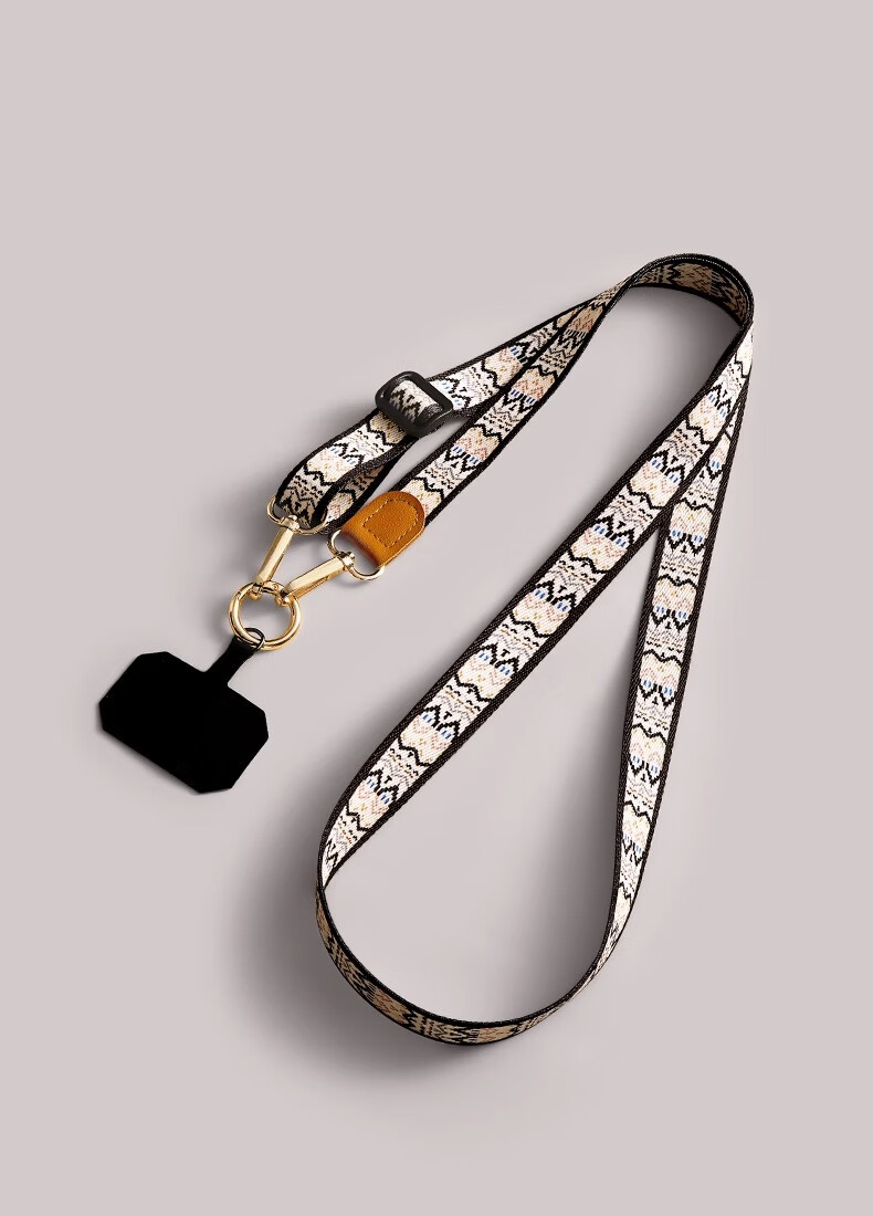 Sihuanke Phone Strap, Suitable for Crossbody And Neck Hanging, Phone Case Chain Strap, Adjustable Shoulder Strap, Wide Version Patch Clip, Mysterious Sunflower Desig 2