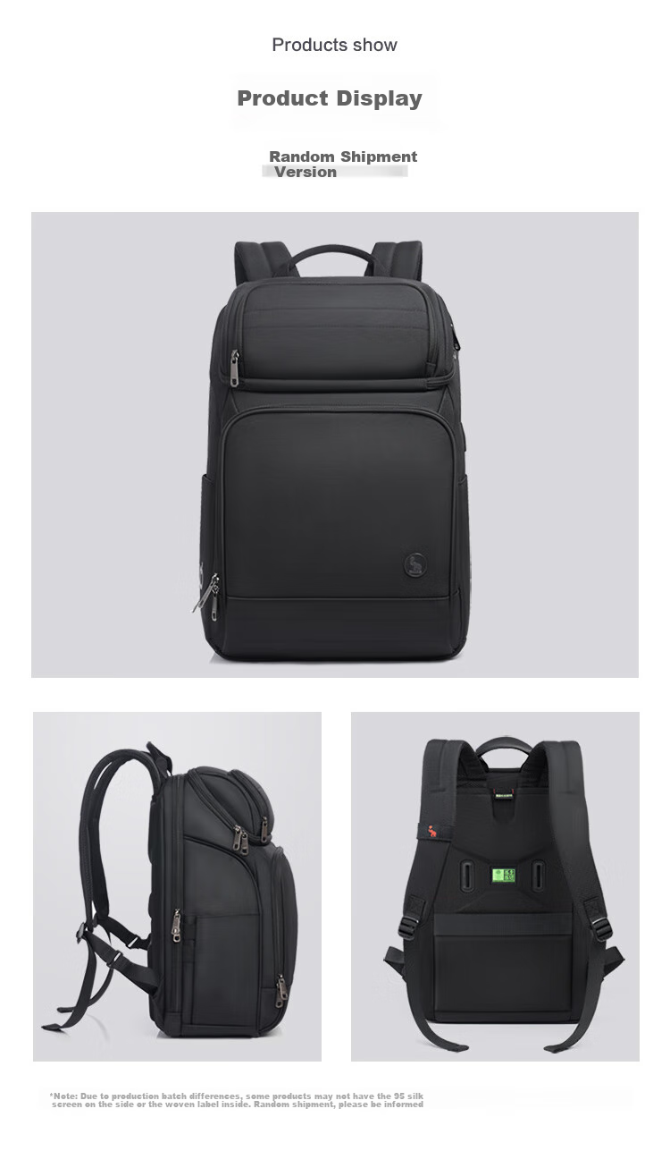 OWAS Mobile Office Backpack, Large Capacity 16-Inch Laptop Bag for Men, Durable Business Commute Backpack, Lightweight And Ergonomic 13