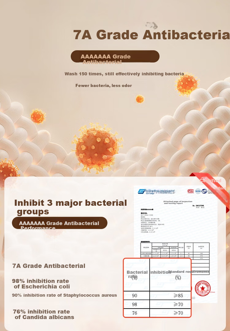 DANCING WOLVES [7A Grade Antibacterial] Pure Cotton Skin-Friendly Versatile Men's Long-Sleeve POLO Shirt, 302 Dark Coffee, L(175) 5