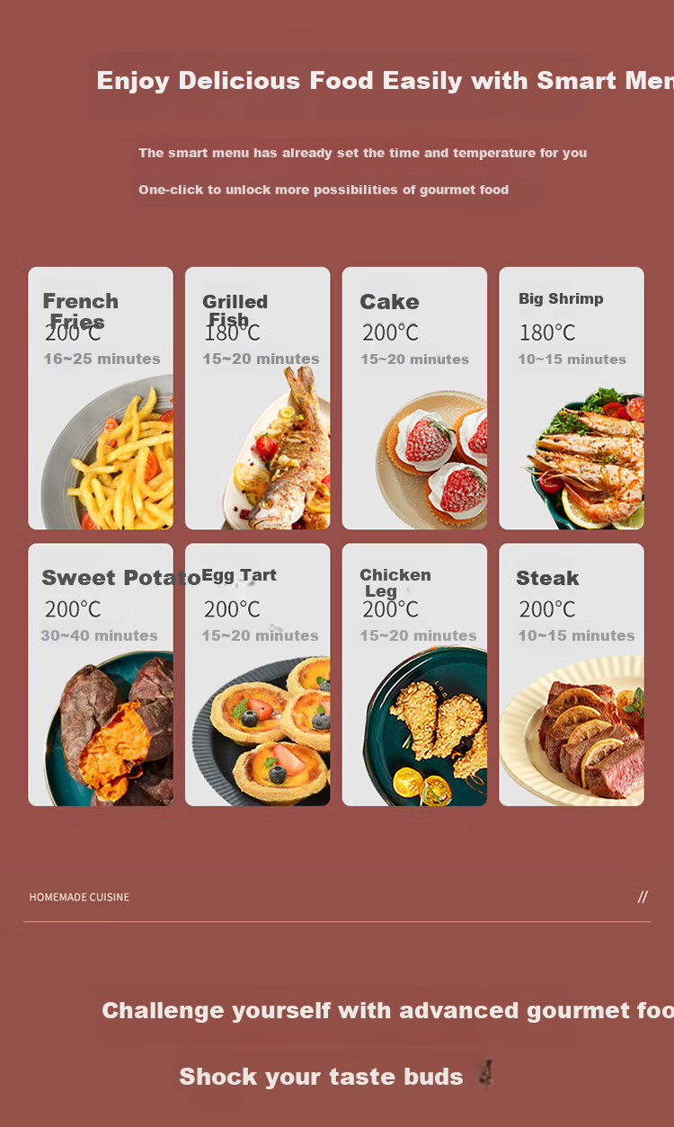 Liven Air Fryer, Non-Coated 304 Stainless Steel Frying Basket, 7L Smart Visible Large Capacity Can Roast Whole Chicken, No Flipping Required Metal Interior KZ-D7170 11