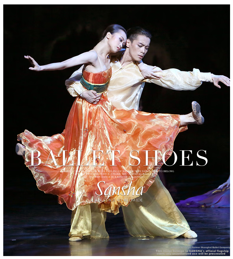 Sansha Ballet Flats for Women, Adult Elastic Fabric Dance Practice Shoes, Gymnastics Shoes, Cat Paw Shoes, M007 Sand Color, Size 38 1