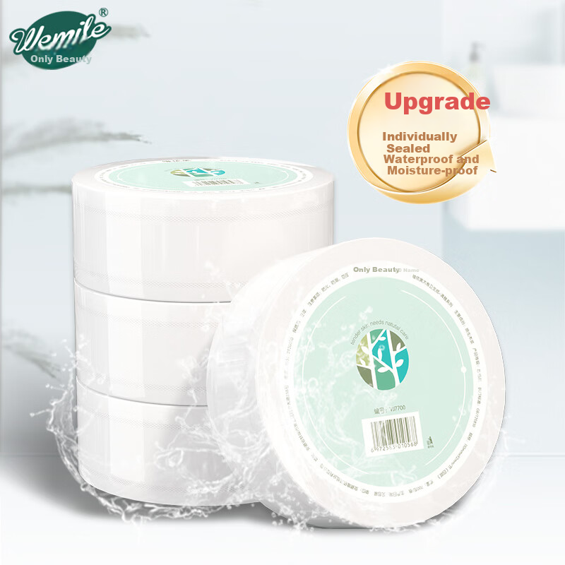 Weiyimei Large Roll Toilet Paper, 4-Ply, 700g*12 Rolls, Commercial Use, for Hotels And Shopping Malls, Toilet Paper, Large Sheets, Whole Box VJ7700