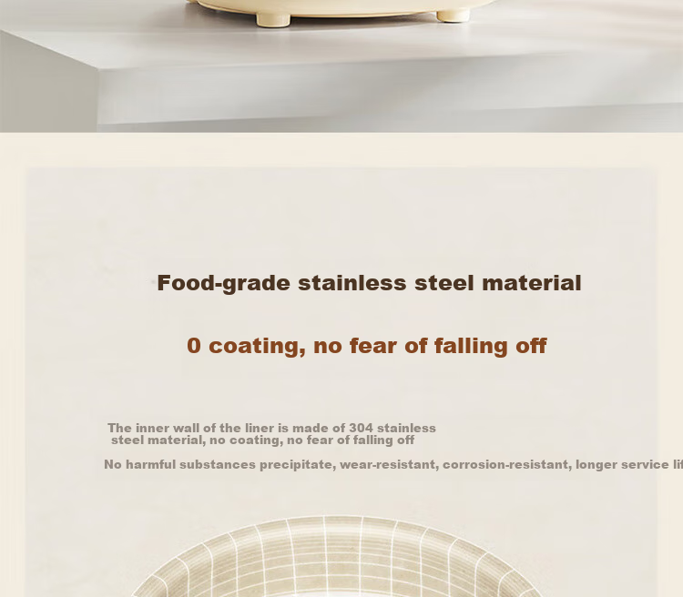 Joyoung Household 3L Pressure Cooker, Non-Coated Stainless Steel Inner Pot, Electric Rice Cooker, Pressure Cooker, 30NS1 9