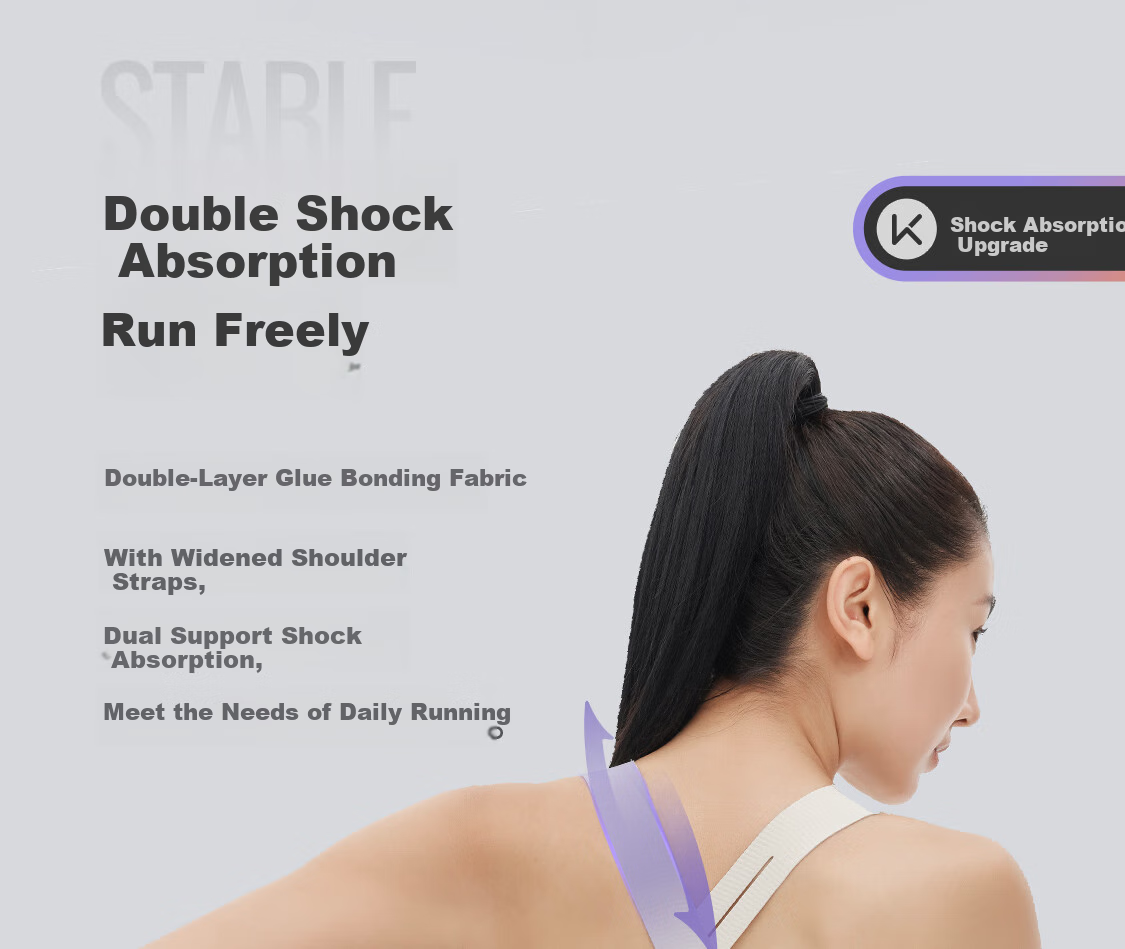 Keep Women's Sports Bra with Beautiful Back Design, Medium Firmness Yoga Bra, Quick-Dry Pilates Vest, Push-Up Anti-Shock Fitness Training Wear 6
