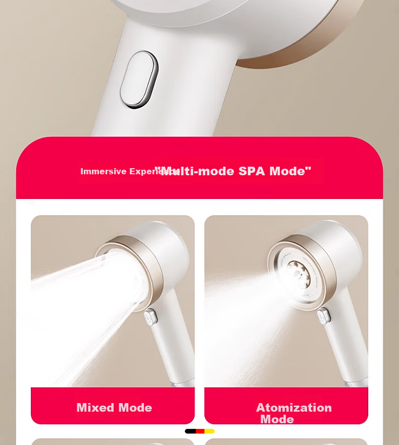 HOMK [Germany] Shower Head LP Series, High-Pressure Filtered Shower, Bathroom Bathing High-Pressure Single-Head Sprayer, LP79 11