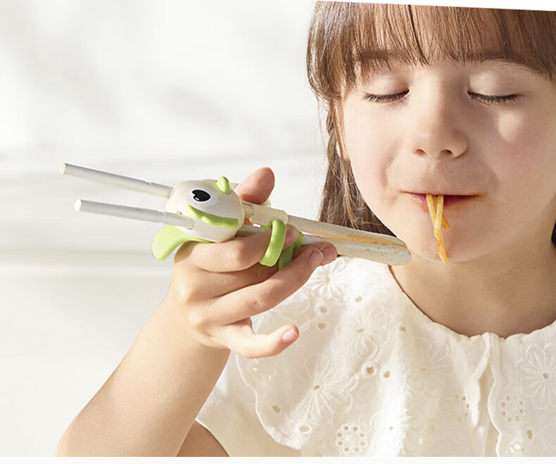 Babycare Children's Training Chopsticks PPSU Material Toddler Helper Chopsticks Four-in-One Learning Chopsticks with Storage Box 15