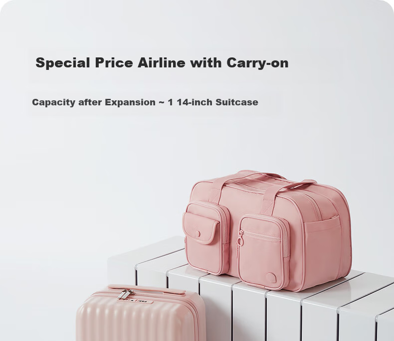 Aji Travel Bag for Women, Large Capacity Luggage Bag with Expandable Space, Suitable for Short Trips And Business Trips, Waterproof Storage, Dry-Wet Separation, Fitness Bag 36