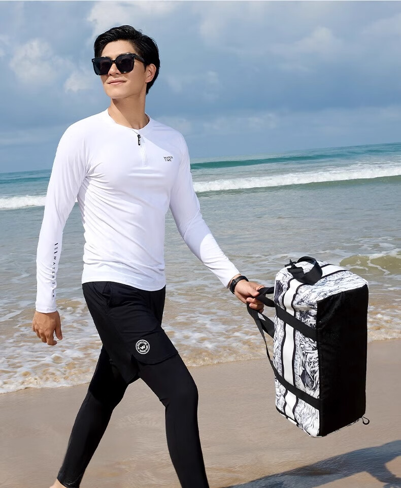 WATERTIME / Shuichuan Swim Bag, Dry And Wet Separation Swimsuit Storage Waterproof Bag, Men's And Women's Fitness Bag, Beach Backpack Equipment 12