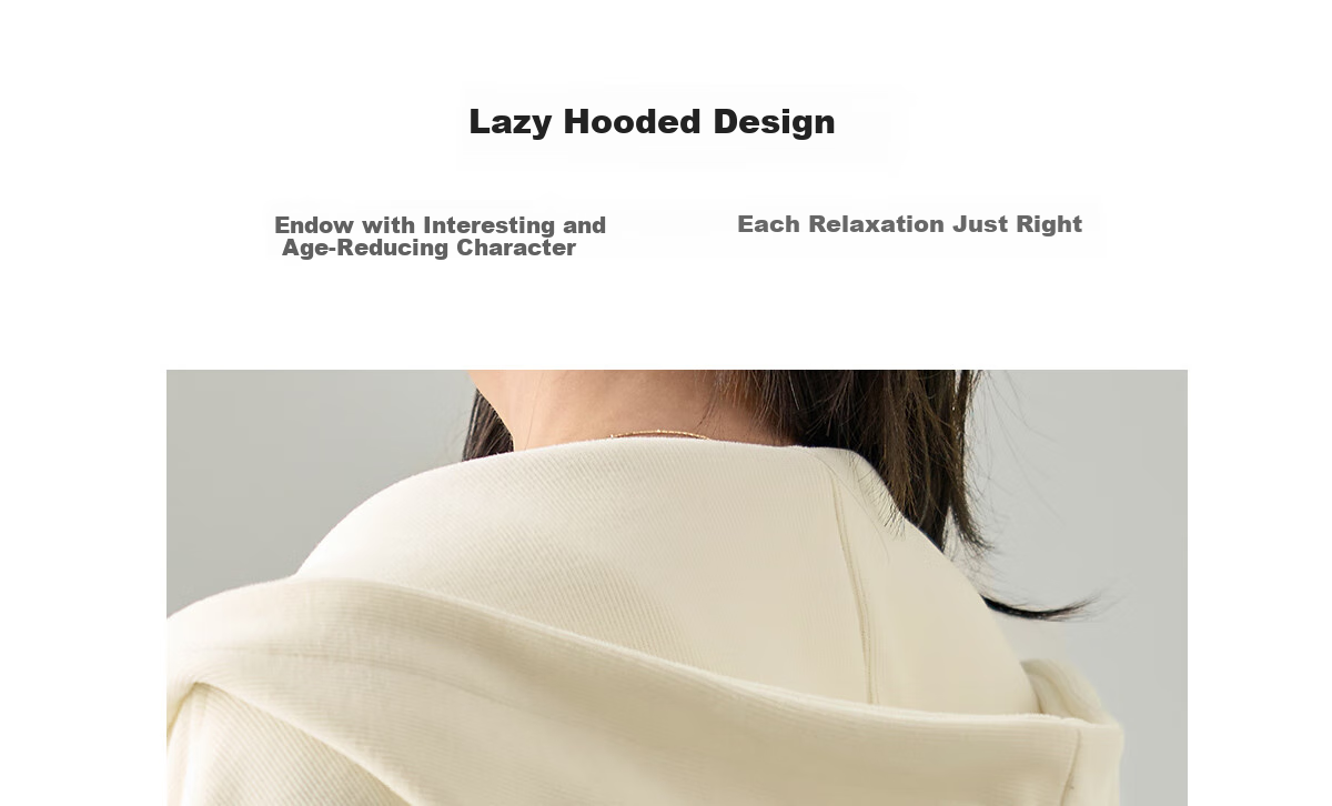 Chushen Spring and Autumn Casual Short Jacket Women Zipper Design Hooded Pocket Sweatshirt Loose Top S143U1003 5
