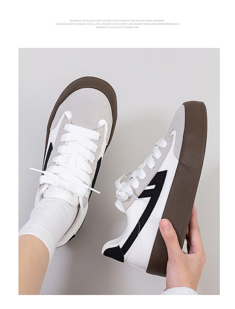 Huili Official Women's Shoes, Summer Breathable Canvas Shoes for Women, 2026 New Casual Shoes, White-Gray Size 37 13