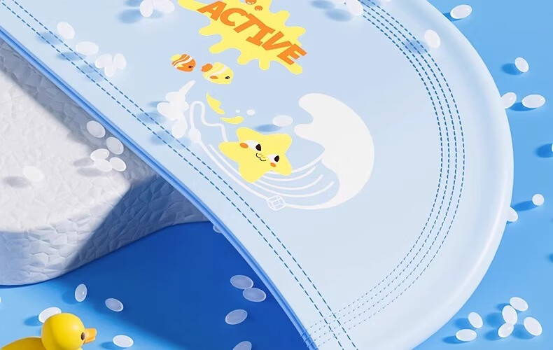 Li-Ning Children's Swim Cap, for Boys And Girls, Cute Cartoon Design, Professional Ear Protection, Waterproof, Non-Binding Swimming Cap 8