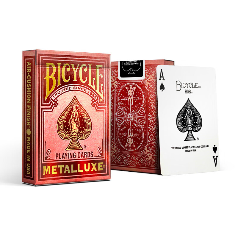 BICYCLE Playing Cards, High-End Luxury Gold-Stamped Cards, Ni Jin Series, Fairy Green, 1 Deck