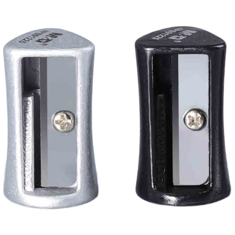 M&G Stationery Zinc Alloy Metal Pencil Sharpener, Portable And Durable Office Supplies, Pack of 2, APS91225-ZZ
