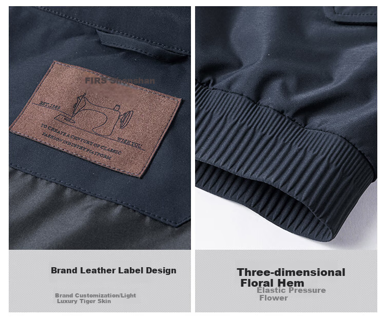FIRS [Harington Stand-Up Collar] Jacket Men's Coat Business Casual Commute Triple-Protection Tech Menswear Outerwear 4