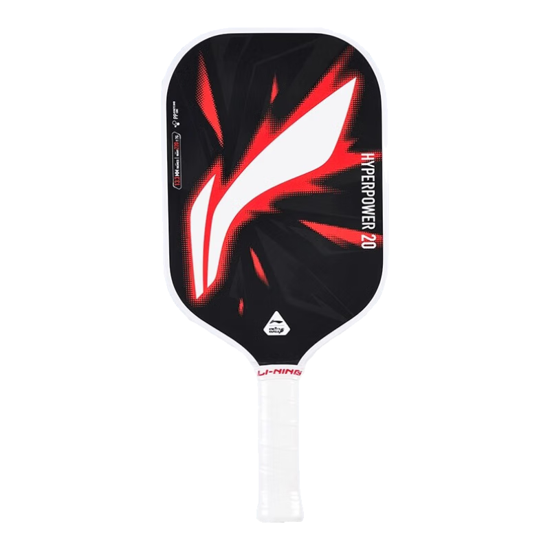 Li-Ning Paddle, Fiberglass Racket for Beginners, Sports Training And Competition, Pickleball, Pearl White